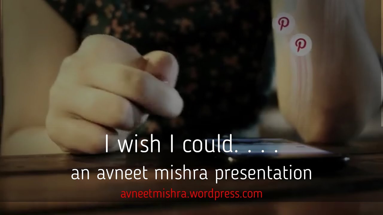 I wish I could. . . .