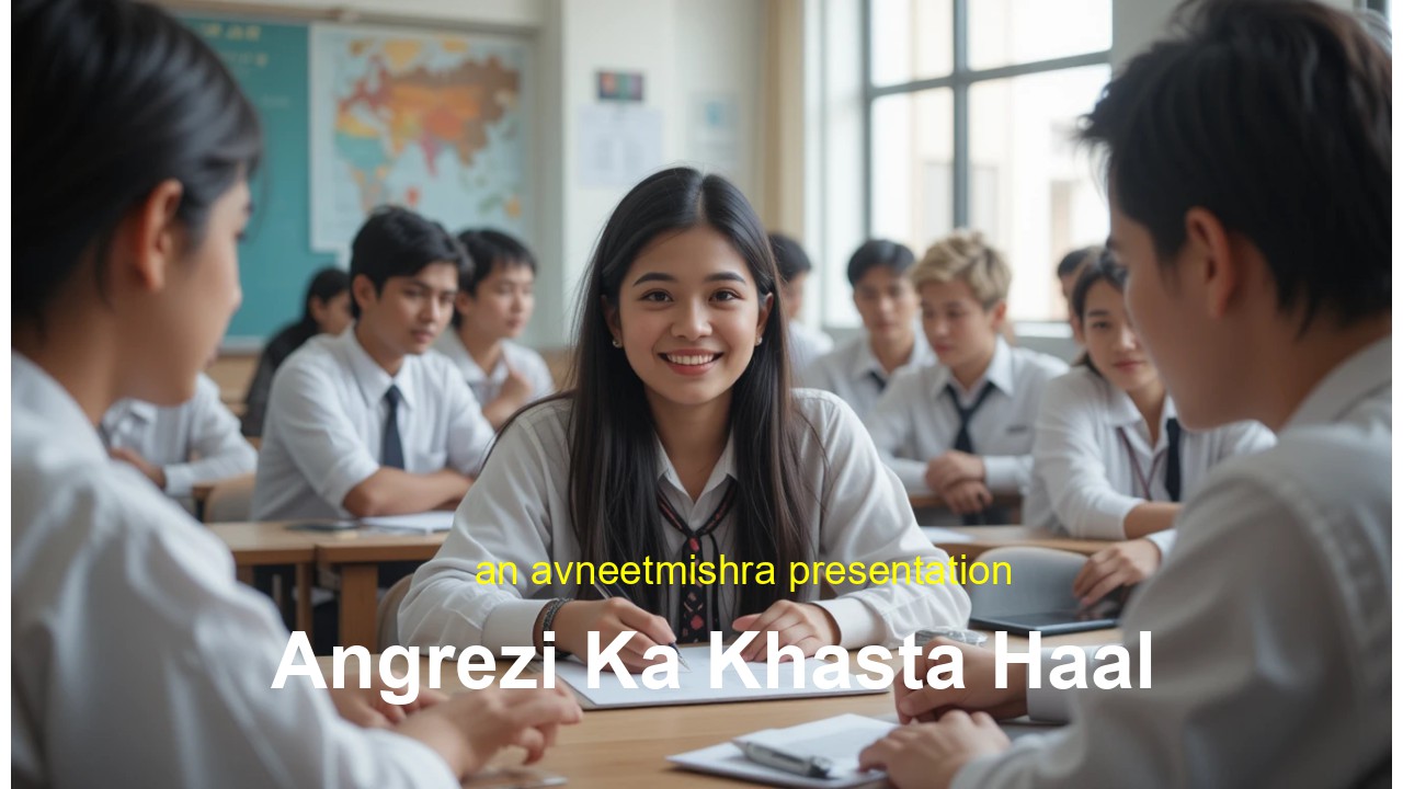 अंग्रेजी का खस्ता हाल(Angrezi Ka Khasta Haal)
